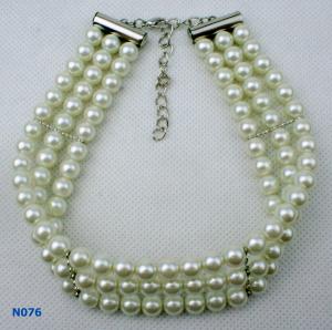 China Women's Custom Fashion Jewelry Beaded Pearl Necklace for Gift wholesale