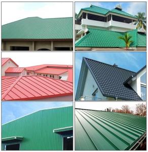 China Colored 5 X 8 Corrugated Metal Roofing Sheets Panels 0.12 - 6mm wholesale