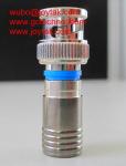 BNC compression connector 75ohm BNC male coax connector all brass for RG6 Coax