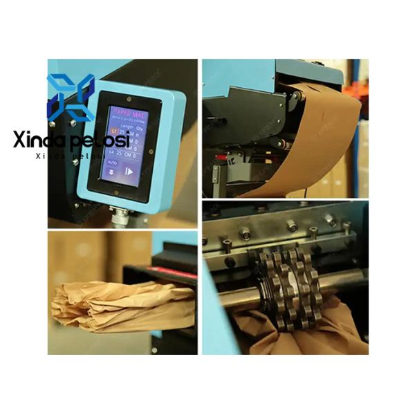 Customized Printing White Brown Kraft Paper Void Fill Machine Intelligent Control