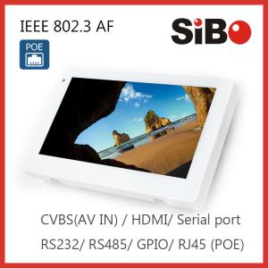 China Automation Controlling 7 Inch Android 6.0.1 OS Rooted Wall Mount Tablet DC IN or POE Powering wholesale