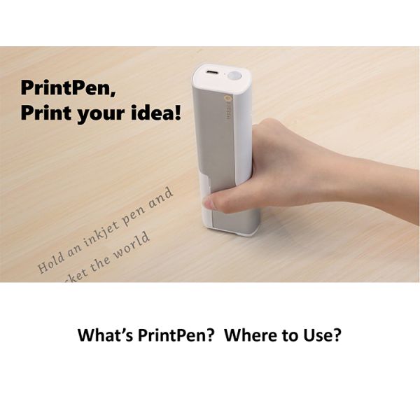 25.4mm Height Large Font Portable Handheld Inkjet Printing Pen Machine Fast Dry Ink 0.24kg