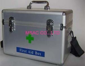 China Multifunctional Doctor First Aid Box , Metal First Aid Kit MS-FA-12 With Lock on sale