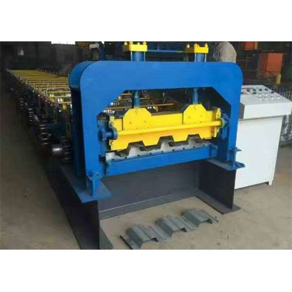 Industrial Floor Deck Roll Forming Machine With Metal Sheet Bending Machine