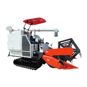 China Full Feeding Grain Combine Harvester with Rubber Track on sale