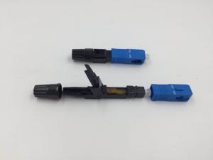 China FTTH Passive Parts SC UPC Fiber quick Connector 55mm 60mm 500 Matings wholesale
