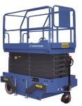 Max Height 10m Scissor Lift With Motorized Device Loading Capacity 300kg