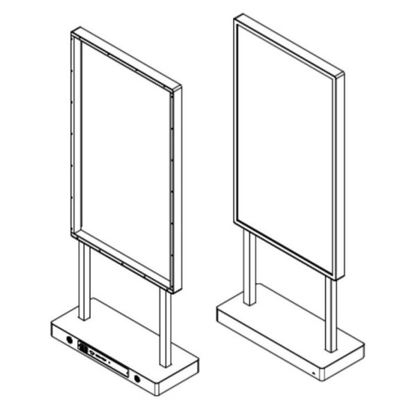 55 Inch Interactive Transparent OLED Display for Museums, Theaters and Smart Digital Signage