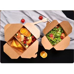 750ml To 2000ml Biodegradable Sandwich Boxes Eco Friendly Disposable Food
