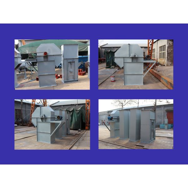 Industrial Bucket Elevator Conveyor , Carbon Steel Bucket Elevator