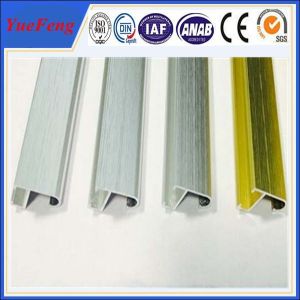 China hairline brush finish aluminium picture photo frame, aluminum extrusion frame design on sale