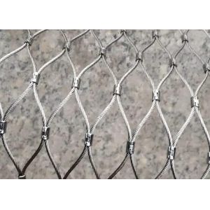 8m Width Stainless Steel Wire Rope Netting Mesh Screen