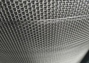 Twill Weave Stainless Steel Square Wire Mesh Customized Service