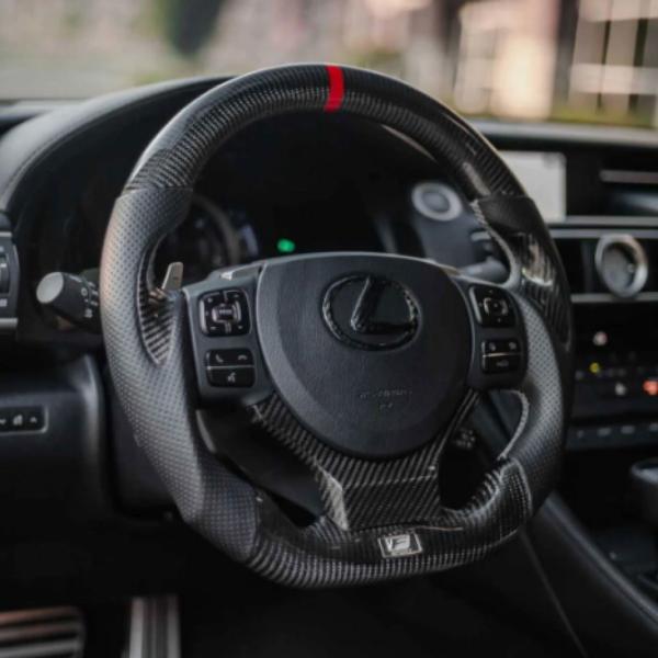 Quality Double Stitching Customized Steering Wheel Lexus Series Modification Smooth Grip Pattern for sale