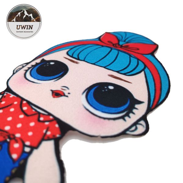 Popular Sequin Embroidered Badge Patch LOL Various Shapes With Sew On Backing