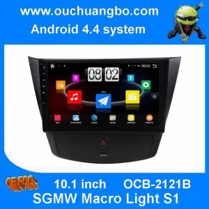 Ouchuangbo car pc auto dvd navigation android 4.4 SGMW Macro Light S1 support bluetooth usb radio stereo system