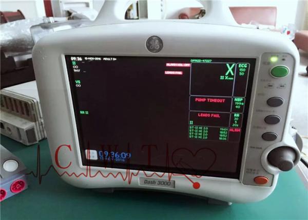 Quality 12.1 Inch 5 Parameter Patient Monitor , Dash3000 Healthcare Monitoring System Second Hand for sale