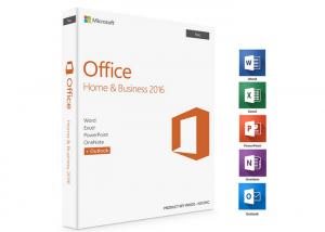China Genuine Microsoft Office Retail Box 2016 Home And Business Package Full Language wholesale