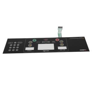 China One Key Flexible Membrane Switch Control Panel With LED Light / Silk Screen Print on sale