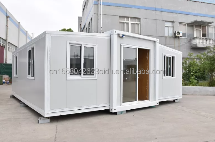 Main structure Galvanized Steel Square Tubes Prefabricated Tiny Container House in Customized Color for Outdoor Living