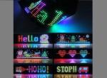 App Control Sign Advertising Rear Window Digital Display with 192x898mm LED Soft
