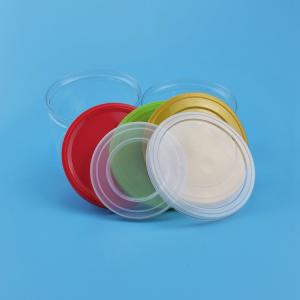 China Custom Transparent Plastic Beer Can Lid 49mm Diameter Soda Can Cover wholesale