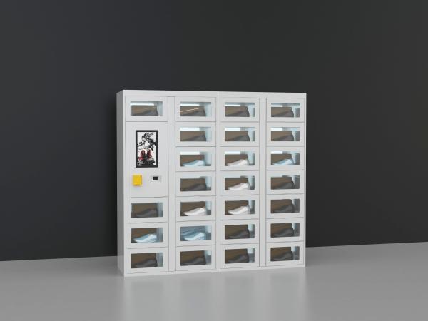 Quality QR Code Payment Advertising Cupcake Bread Snack Vending Machine With Elevator System for sale