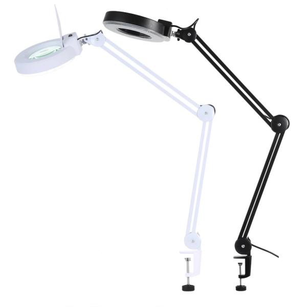 Quality magnifying lamp led magnifier  w/o dust proof cover Desk Lamp with Clamp Mount Metal Swing Arm for sale