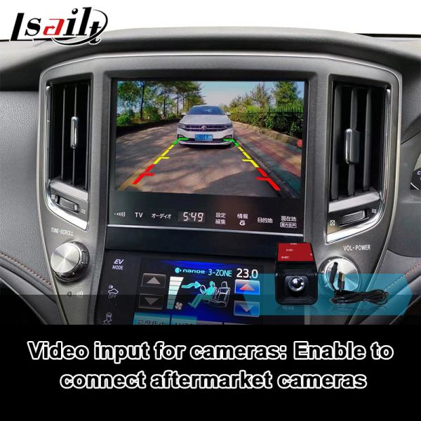 Lsailt Wireless Apple CarPlay Interface for Crown S210 2013-2016 AWS210 GRS210 GWS214 GWS215 Majesta Athlete Royal Saloon Support Reverse Camera,