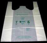 Starch Biodegradable T Shirt Bags Made Of PLA PBAT, 100% Biodegradable &