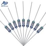 1/4w 1 ohm safety resistor led color code fusing fixed resistors