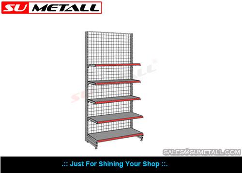 Multi Layer Supermarket Display Shelf , Convenience Store Display Racks With