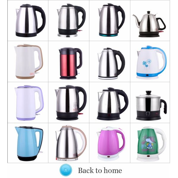 1.5L/1.8L Painted Pink Stainless Steel Electric tea Water Kettle