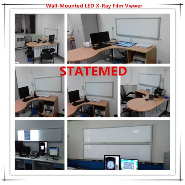 Three Unit LED X Ray Film Viewer Energy Saving Packing Size 1220 * 120 * 600 MM