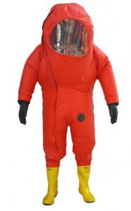 China Chemical Protective Suit Totally Enclosed with air breathing apparatus Hot sales on sale