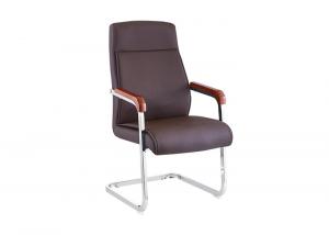 China Office Artificial ISO9001 48cm Modern Leather Desk Chair on sale