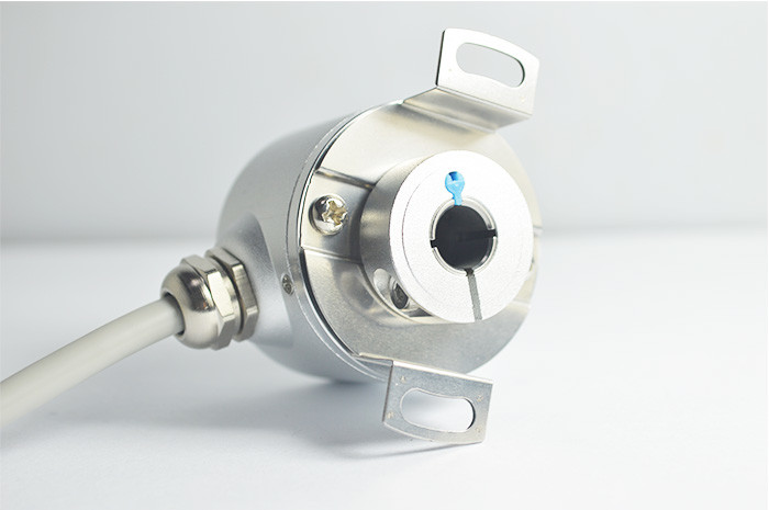 China Mini Through Shaft Encoder , Quadrature Shaft Encoder External Diameter 38mm wholesale