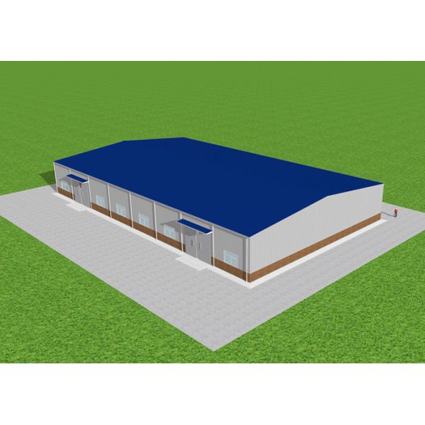Steel Frame Workshop Building Structural Warehouse Construction