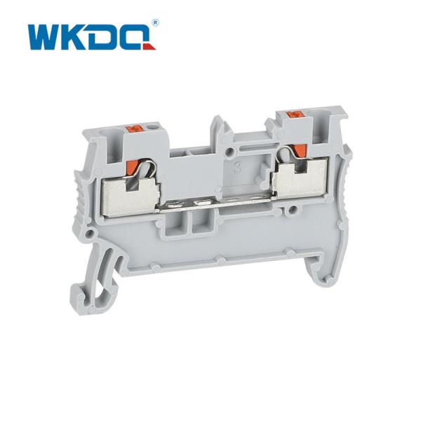 Quality White Feed Through Wire Push In Terminal Block 1.5mm Type With 3.5 Thickness for sale