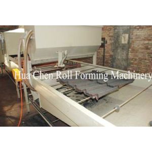 Vermiculite Stone Coated Roof Tile Machine With Electrical Control System