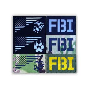 China Police Ir Reflective Patches Velcro Hook And Loop Backing Laser Cut Border wholesale
