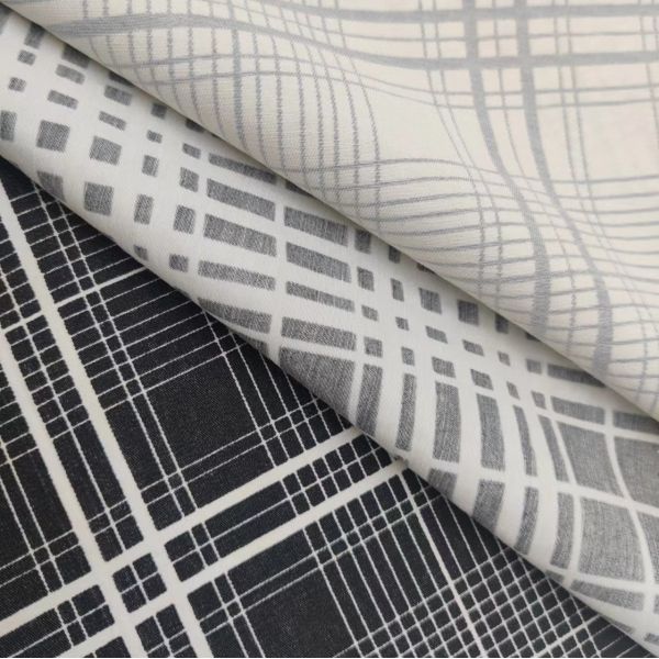 65% Polyester 35% Cotton Yarn Dyed Plaid Fabric For Shirt Uniform Clothes 180gsm