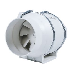 Hotels Mounting Mixed-Flow 2 Speed Inline Extractor Fan for Hydroponic Growing