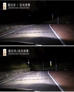 China 45W H7 Auto Car LED Headlight 6000K Light Bulbs LED Head Light with white and amber color wholesale