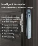Glomarket Smart Tuya Wifi Door Lock Automatic Alarm Fingerprint Smart APP Key