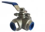 1/2” to 2" Stainless Steel 304 316 flow Control "T" and "L" 3 way diverter ball