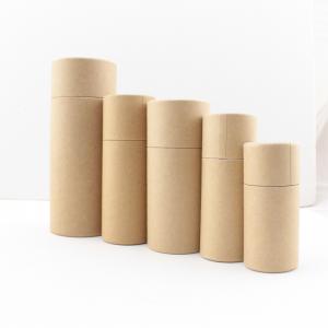 China Kraft Paper Tube Packaging , Food Grade Cardboard Cylinder Container For Tea on sale