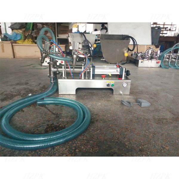 Semi Automatic Milk Filling Machine , Detergent Filling Machine Easy Maintain