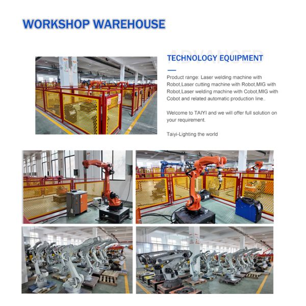 High-Speed Compact Type 6 Axis Cobot Industrial Collaborative MIG Laser Welding Machine With Robot