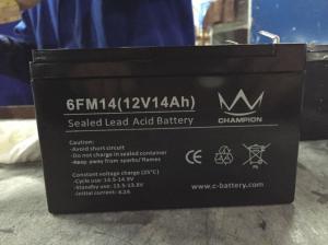China Gray 14ah 12 Voltage High Capacity Lead Acid Battery Rechargeable in Electric Bicycle wholesale